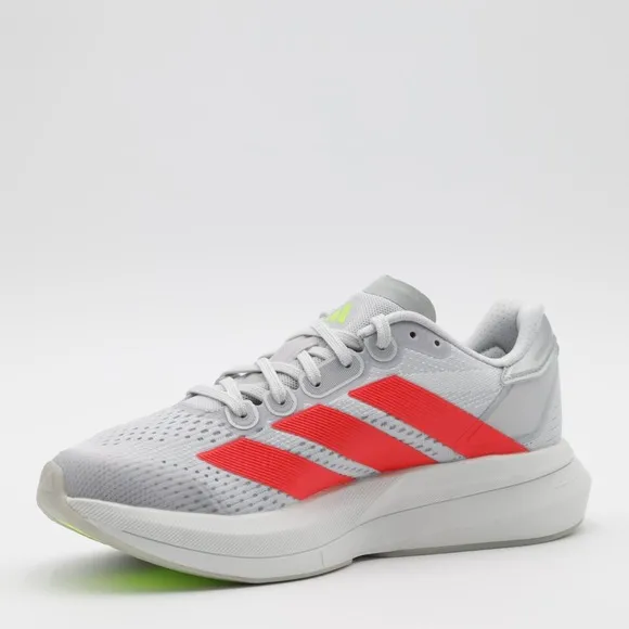 Adidas Women's Duramo Speed 2 Breathable Wide Running Shoes Gray/Red Size 7.5