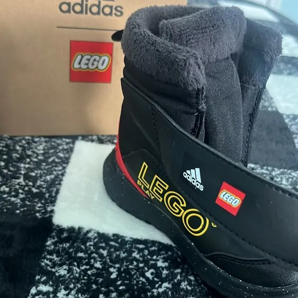 adidas X LEGO WINTERPLAY BOOTS Black/Yellow/Red Combo 🖤💛❤️
