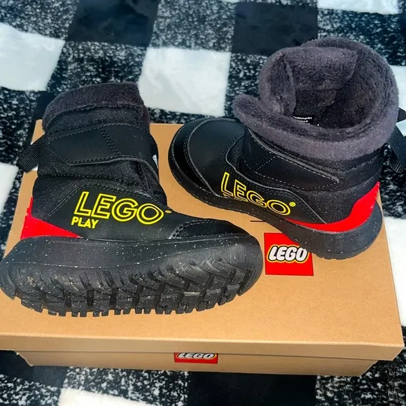 adidas X LEGO WINTERPLAY BOOTS Black/Yellow/Red Combo 🖤💛❤️