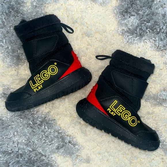 adidas X LEGO WINTERPLAY BOOTS Black/Yellow/Red Combo 🖤💛❤️