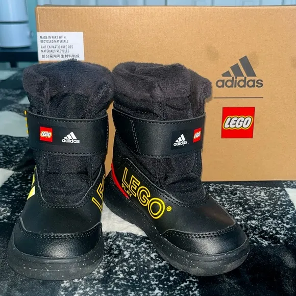 adidas X LEGO WINTERPLAY BOOTS Black/Yellow/Red Combo 🖤💛❤️