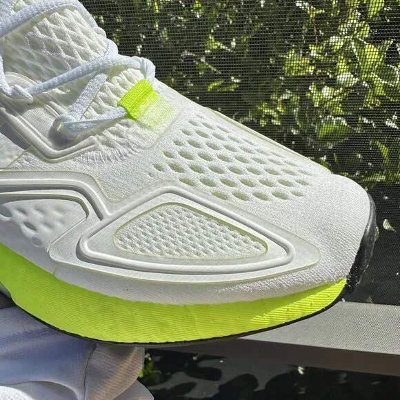 Adidas ZX 2K Boost White Solar Yellow Men's Athletic Shoes FW0480 Size 6