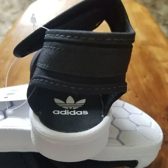 ADIDAS Originals Superstar 360 Toddler Girls Closed Toe Sandals in Black &amp; White
