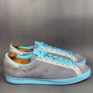 Adidas X Laver Vin Okini 'Metallic Grey Dusk Aqua' sneaker shoes men’s 12.5