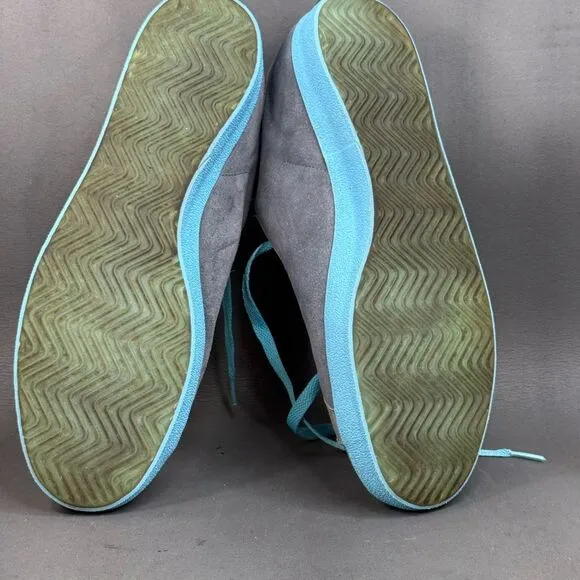 Adidas X Laver Vin Okini 'Metallic Grey Dusk Aqua' sneaker shoes men’s 12.5