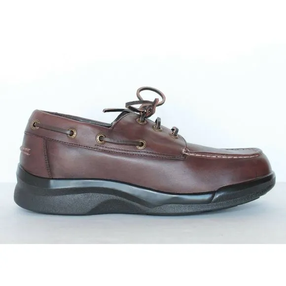 Aetrex Ambulator B2800 Mens Brown Boat Shoes 8 6E