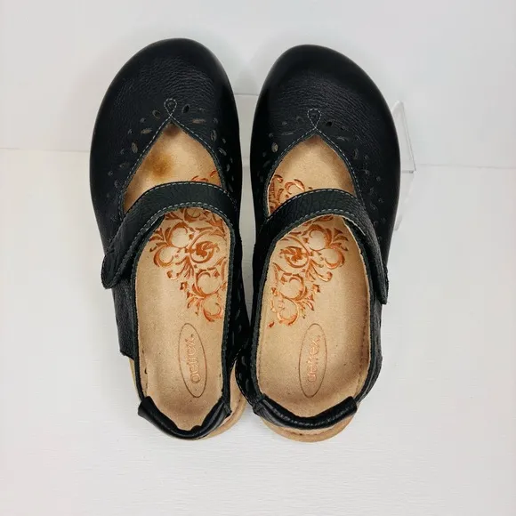 Aetrex Clogs Women's Size 7 Cheryl Leather Sling Back Mary Jane Slip-On Shoe EUC
