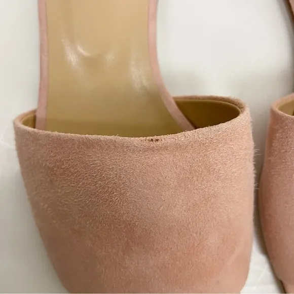 Aeyde Anna Sandals in Blush Suede