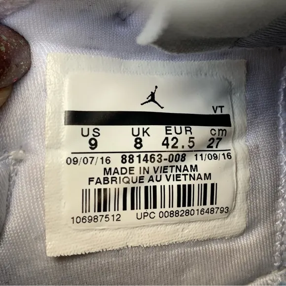 Air Jordan Trainer Prime in Wolf Grey shoes size 9