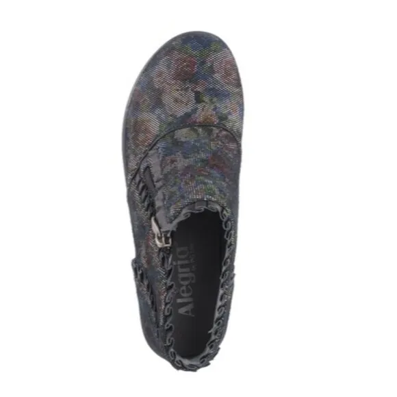 Alegria Ankle Boots Women's Size 39 US9 Hannah Multi Dot Floral HAN-509 Leather