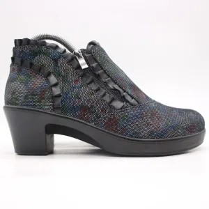 Alegria Ankle Boots Women's Size 39 US9 Hannah Multi Dot Floral HAN-509 Leather