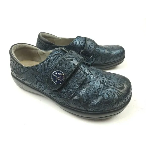 Alegria Joleen Swish Tooled Leather Comfort Shoes Sz 40 / 9.5 JOL-262 $140