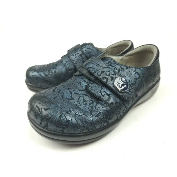 Alegria Joleen Swish Tooled Leather Comfort Shoes Sz 40 / 9.5 JOL-262 $140