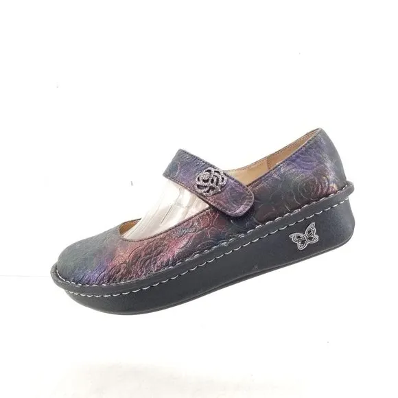 Alegria Mary Jane Paloma Nurse Comfort Shoes In Rose Shadow Size 39 EU 9 US