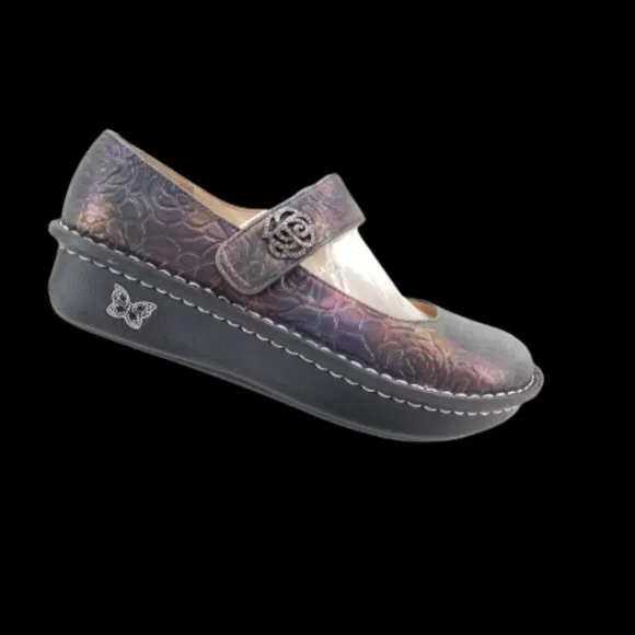 Alegria Mary Jane Paloma Nurse Comfort Shoes In Rose Shadow Size 39 EU 9 US