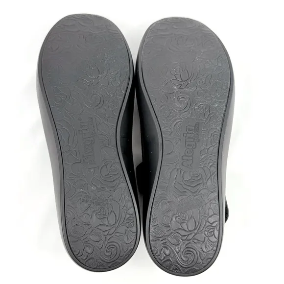Alegria PG Lite OLIVIA Black Dream Fit Textile Mary Jane Support Shoes