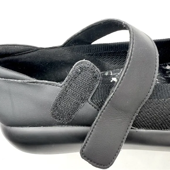 Alegria PG Lite OLIVIA Black Dream Fit Textile Mary Jane Support Shoes