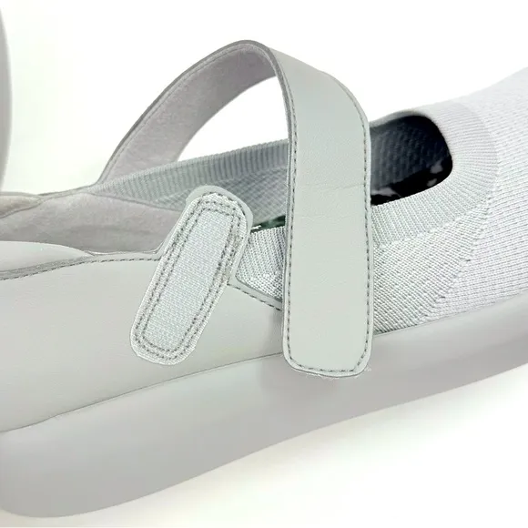 Alegria PG Lite OLIVIA Gray Dream Fit Textile Mary Jane Support Shoes