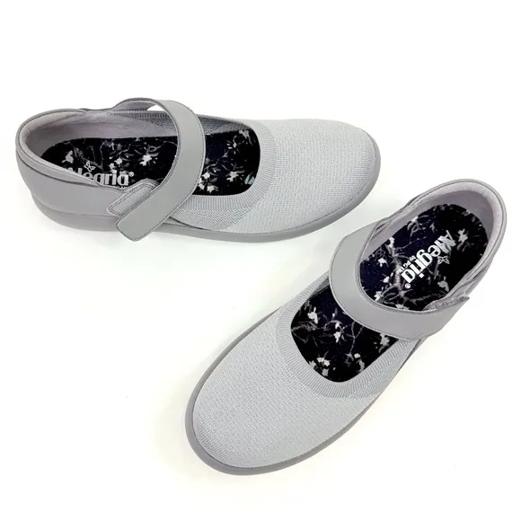 Alegria PG Lite OLIVIA Gray Dream Fit Textile Mary Jane Support Shoes