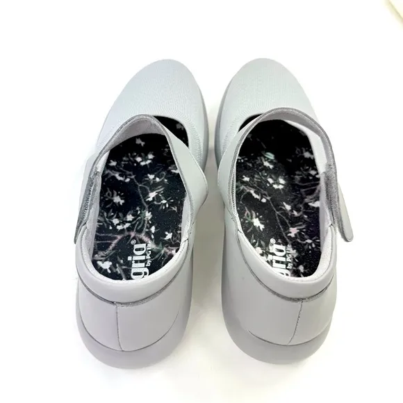 Alegria PG Lite OLIVIA Gray Dream Fit Textile Mary Jane Support Shoes