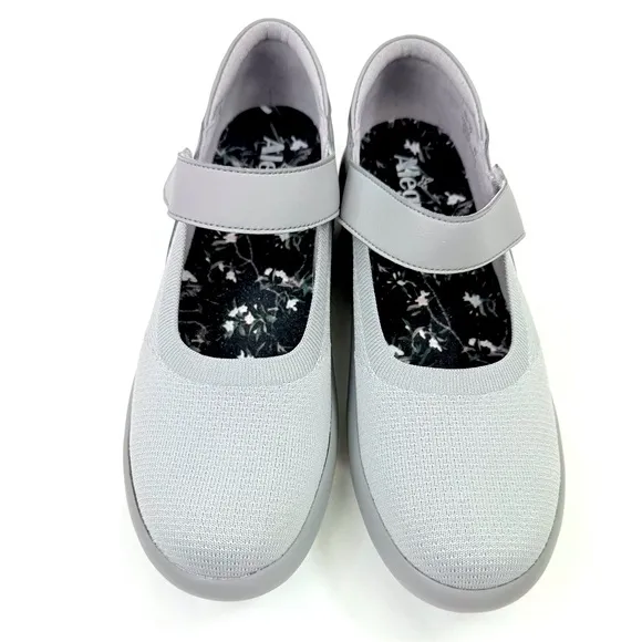 Alegria PG Lite OLIVIA Gray Dream Fit Textile Mary Jane Support Shoes