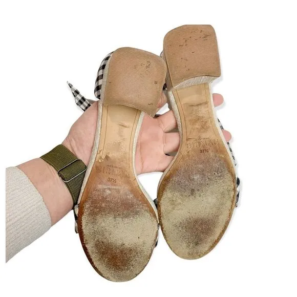 Alexandre Birman Plaids Sandals Size 37.5