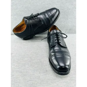 ALLEN EDMONDS 3408 - Benton Orthotic Oxford Dress Shoes Men 9.5 D Black Leather