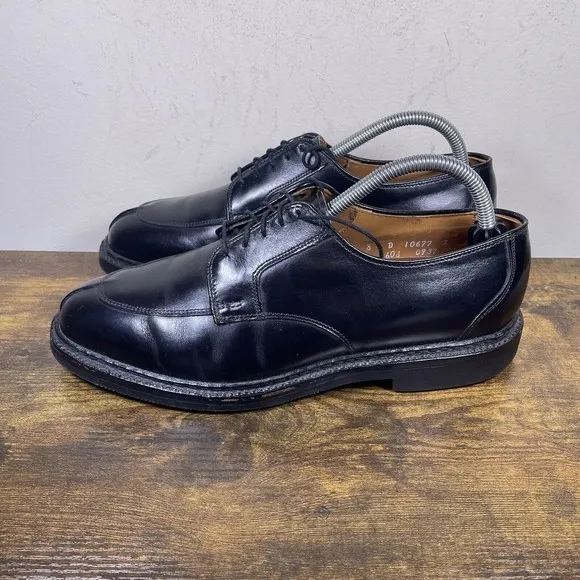 Allen Edmonds Ashton 1608 Black Orthotic Oxfords Dress‎ Shoes 8 D