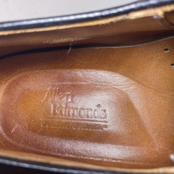 Allen Edmonds Ashton 1608 Black Orthotic Oxfords Dress‎ Shoes 8 D