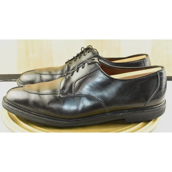Allen Edmonds Ashton Men's Shoes Size 13 D Black Dress Split Toe Calf Orthotic