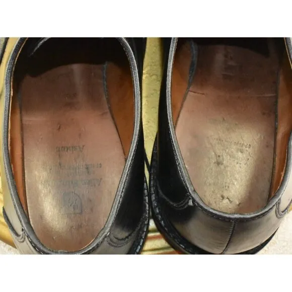 Allen Edmonds Ashton Men's Shoes Size 13 D Black Dress Split Toe Calf Orthotic