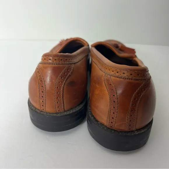 Allen Edmonds Bridgeton Leather Tassels Loafer Slip On Shoes Mens Dress Shoes