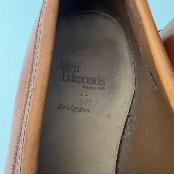 Allen Edmonds Bridgeton Leather Tassels Loafer Slip On Shoes Mens Dress Shoes