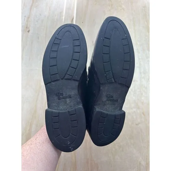 Allen Edmonds Orthotic Black Leather 10 D Oxford Lace Up