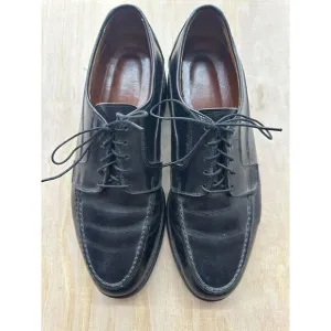 Allen Edmonds Orthotic Black Leather 10 D Oxford Lace Up