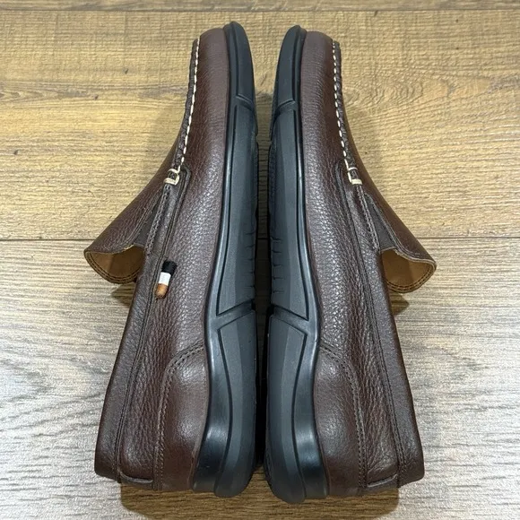 Allen Edmonds Shoes Mens 9.5 D MILES Leather Venetian Slip On Loafers BROWN