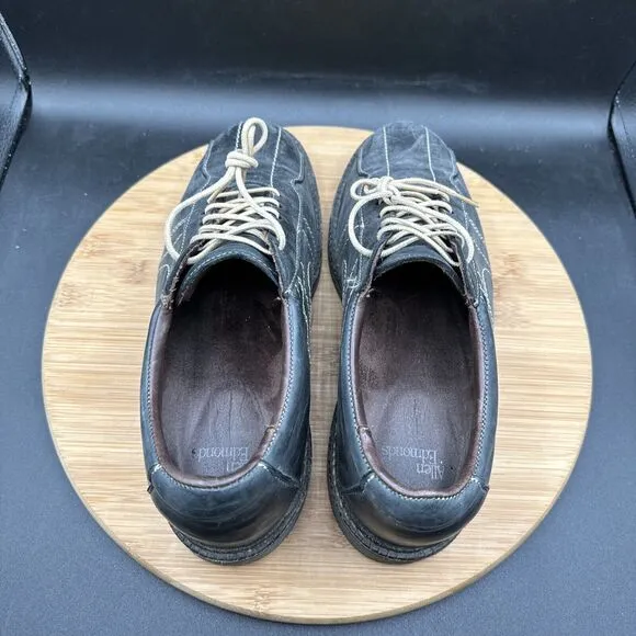 Allen Edmonds Voyager Mens Size 7.5 Dress Shoes Black Comfort Balmoral 6180