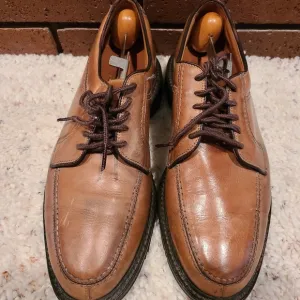Allen Edmonds Wilbert Brown Split Toe Derby Lace-Up Comfort Shoe Size 9 1/2 D