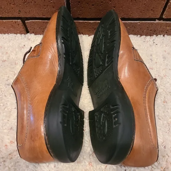Allen Edmonds Wilbert Brown Split Toe Derby Lace-Up Comfort Shoe Size 9 1/2 D