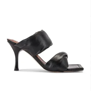ALOHAS Black Twist Strap Mule Size 6.5