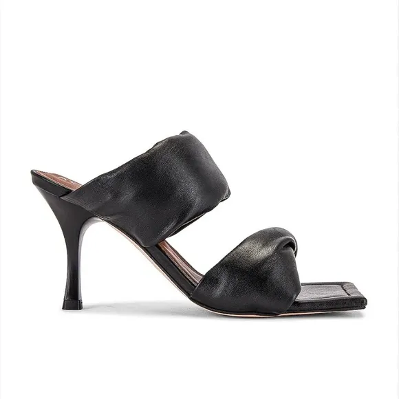 ALOHAS Black Twist Strap Mule Size 6.5