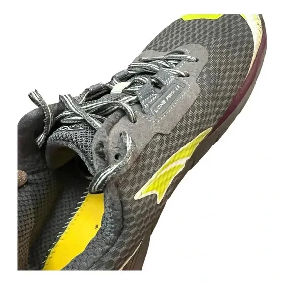 Altra Lone Peak 2.0 A2453-1 Womens Gray Canvas Low Top Athletic Running Shoes
