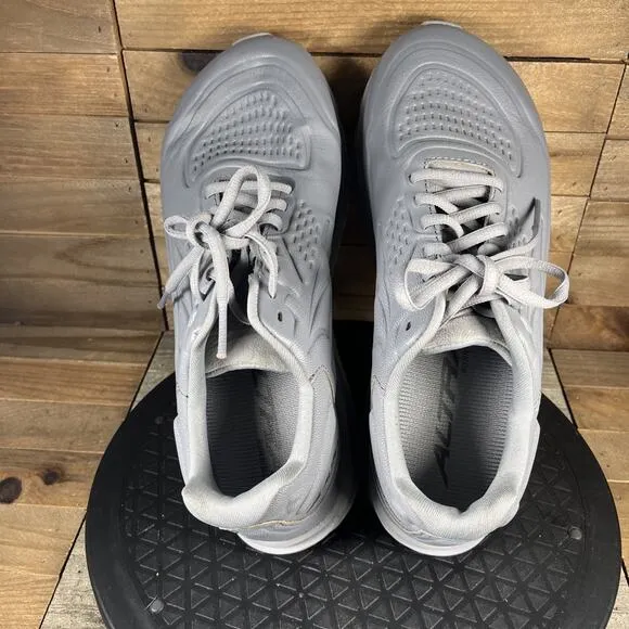 ALTRA Torin 5 Mens Size 9.5 Gray Leather Lace Up Comfort Running Shoes EUC