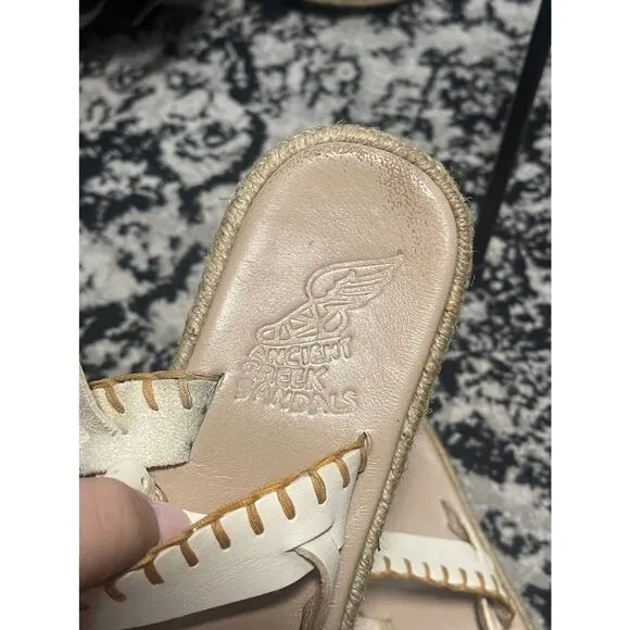Ancient Greek Sandals Clara Espadrille Sandal Women's Sz 38