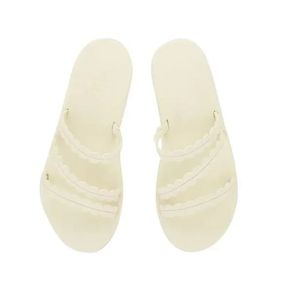 Ancient Greek Sandals Oceanis Strap Sandal in Off White 38