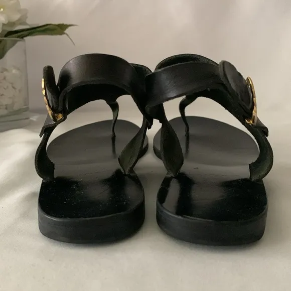 ANCIENT GREEK SANDALS T-Strap Leather Slingback