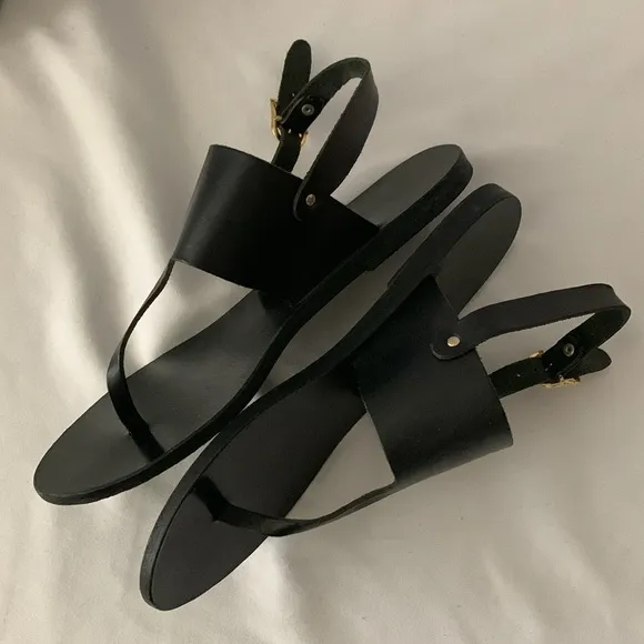 ANCIENT GREEK SANDALS T-Strap Leather Slingback