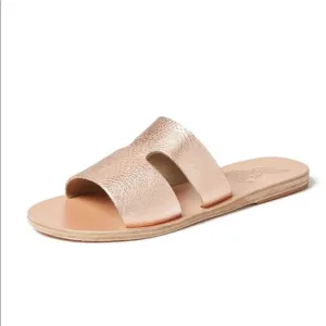 ⚡️Ancient Greek slide soft top leather grain leather sandals size 6