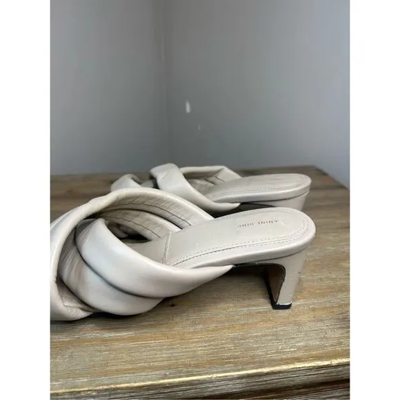 Anine Bing Women's Cade Mid Heel Slide Sandals