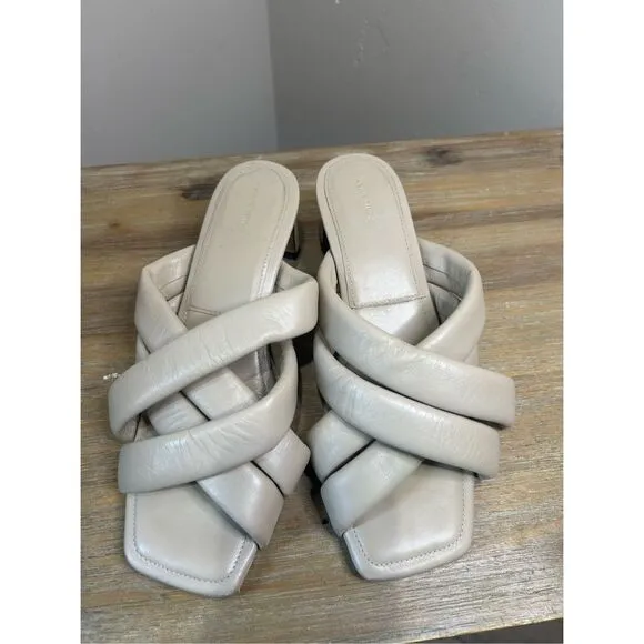 Anine Bing Women's Cade Mid Heel Slide Sandals